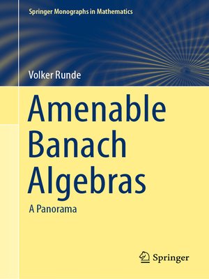 cover image of Amenable Banach Algebras
